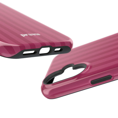 Magenta Stripes Phone Case