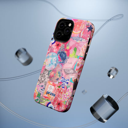 Floral & Pink Collage Phone Case
